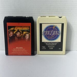 The Bee Gees 8-Track Cassette Tapes Qty 2 Untested RSO
